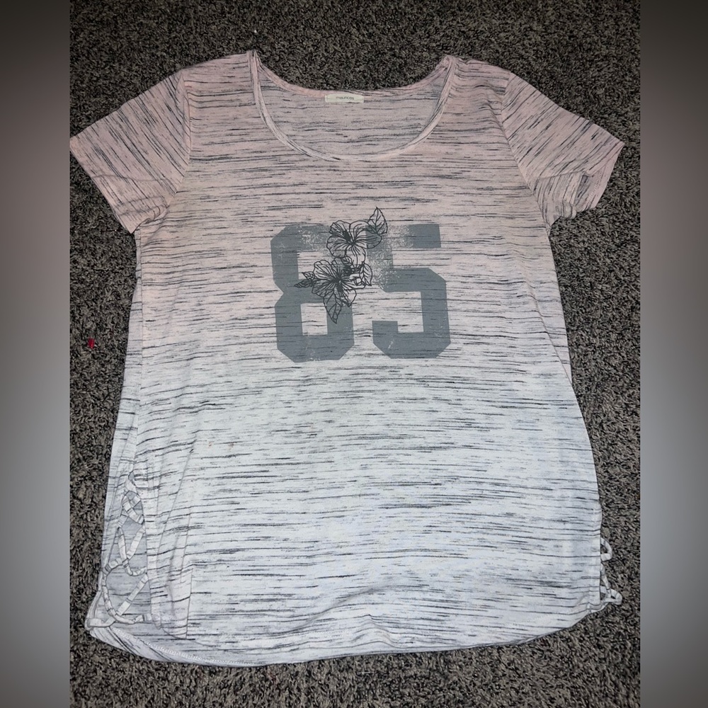 maurices top ombre with side slits